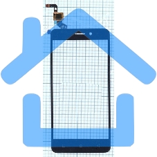 Сенсорное стекло (тачскрин) для Lenovo K6, черное