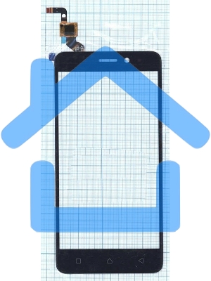 Сенсорное стекло (тачскрин) для Lenovo K6, черное