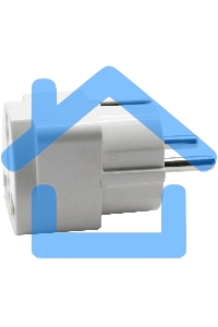 Адаптер сетевой универсальный OXION 220В, 16А, пластик PC, медь, OX-SKTADP220PBAG