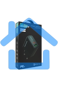 Зарядное устройство MORE CHOICE NC61 СЗУ 1USB+1USB-C 3.0A PD 20W+QC3.0 быстрая зарядка черный