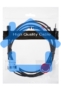 Кабель удлинительный Telecom 3.5 Jack (M) - 3.5 Jack (F), стерео, аудио, 2м <TAV7179-2M>