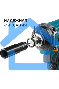 Гайковерт аккумуляторный Bort BSR-21U (2х4АЧ+ЗУ) 93418477 800 Нм, 0-2700 об/мин, акб Li-Ion, аккумуляторная система Makita 18V LXT 18 В, вес 1.4 кг