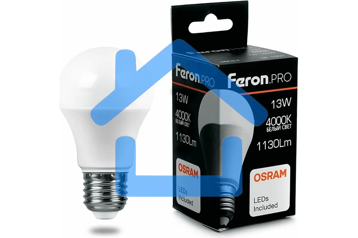 Лампа светодиодная FERON PRO LB-1013 (38033) 13 вт Е27 белый