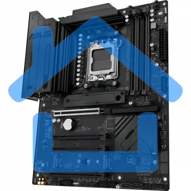 Материнская плата ASUS X870 MAX GAMING WIFI7, AM5, AMD X870, 4xDDR5, 4xSATA, 3xM.2, 1xPCIe 5.0 x16, 2xPCIe 4.0 x16, 1xPCIe x1, 1xHDMI, 2xUSB-C 40Gbps (USB4), 1xUSB-A 10Gbps, 3xUSB-A 5Gbps, 4xUSB-A 2.0, 1x2.5Gb LAN, Wi-Fi 7, Bluetooth 5.4, 3x3.5 мм, 7.1, A