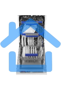 Посудомоечная машина MAUNFELD MWF45230W, белый, 45 см, 10 компл., 49 дБ, класс A++