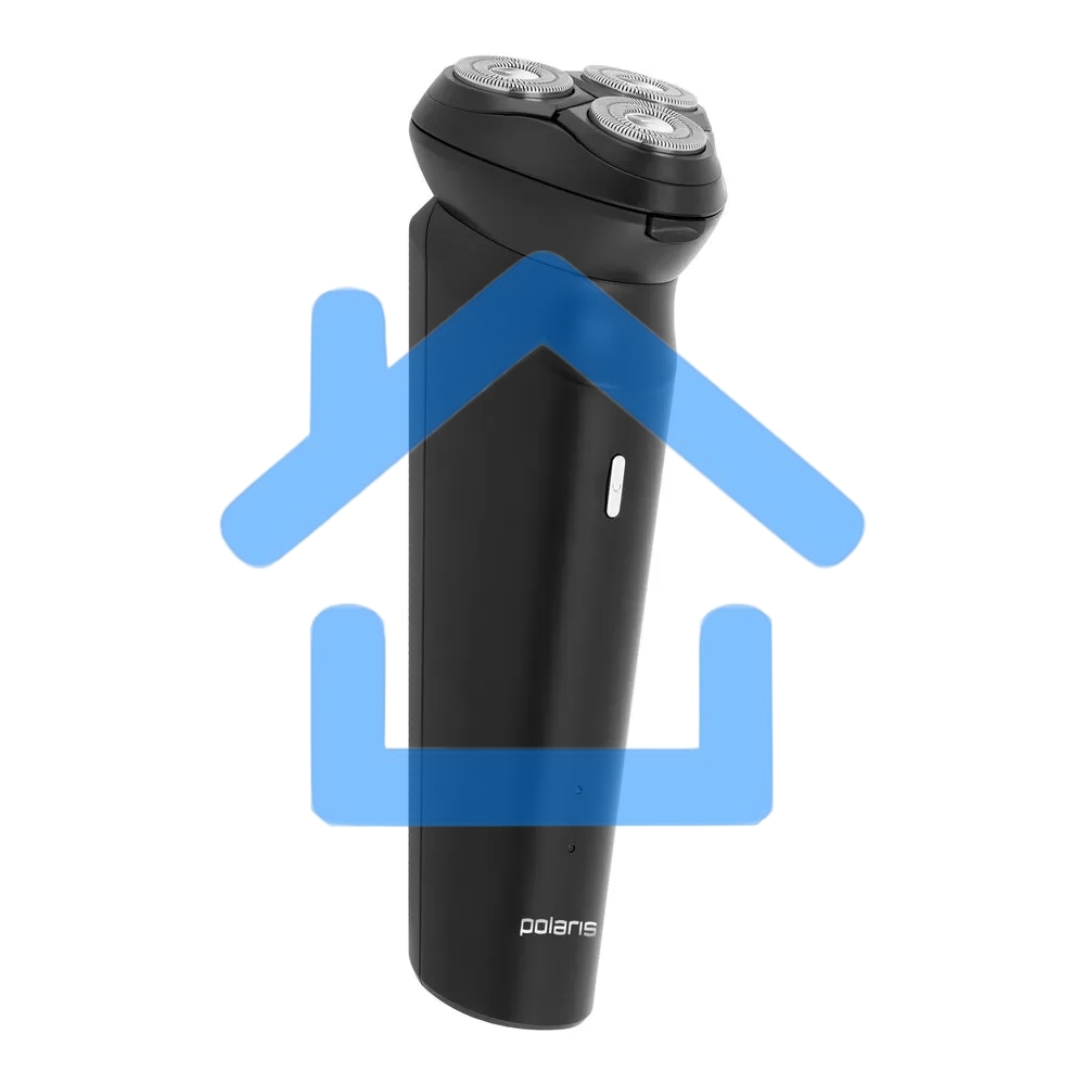 Электробритва роторная Polaris PMR 0411RC ProLong 4D Li+ реж.эл.:3 питан.:элек.сеть/аккум. черный