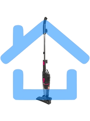 Пылесос вертикальный JVC JH-VS106 черный, питание от сети, 130 Вт, уборка сухая, пылесборник 1.2 л.