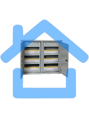 Щит EKF PROxima ЩРВ-90 двухдверный (520х720х120) IP31