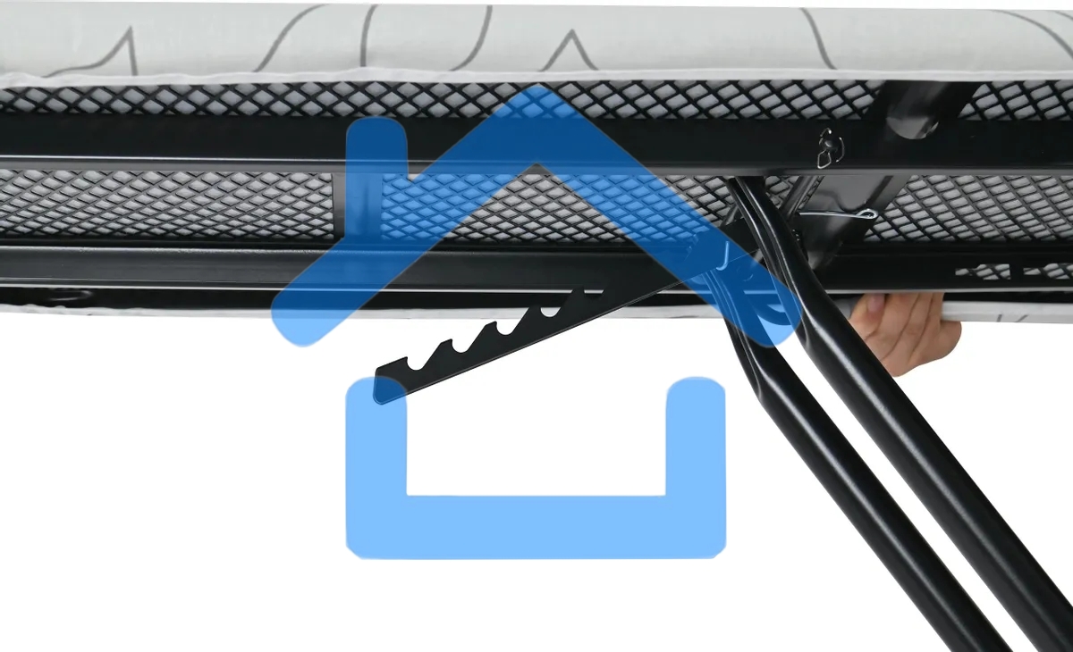Гладильная доска Starwind SW-IB1248 122x43см рег.высот. черный/белый