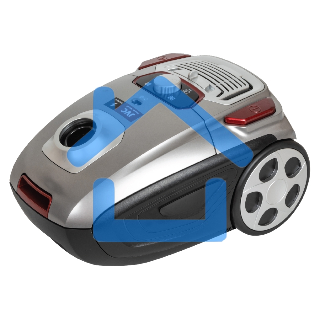 Пылесос JVC JH-VB250 серый, 360/2100 Вт, уборка сухая, пылесборник мешок 3 л