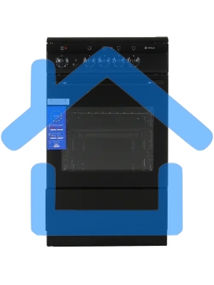 Плита электрическая De Luxe 506004.04ЭС 031 черный, конфорок 4 шт, духовка 60 л, 50 см x 87 см x 60 см