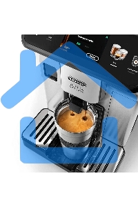 Кофемашина DeLonghi ECAM450.55.S серебристый/черный, исп. кофе - зерновой/молотый, 1.8 л, 1450 Вт, 19 бар