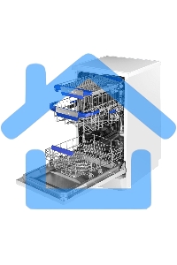 Посудомоечная машина MAUNFELD MWF45230W, белый, 45 см, 10 компл., 49 дБ, класс A++