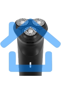 Электробритва роторная Polaris PMR 0411RC ProLong 4D Li+ реж.эл.:3 питан.:элек.сеть/аккум. черный