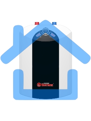 Аккумуляционный электрический водонагреватель Thermex IBL 10 U ЭдЭБ00736