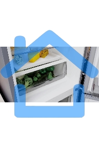 Холодильник Hotpoint HT 5180 MX нержавеющая сталь/серебристый двухкамерный 220/78 л морозилка снизу, No Frost