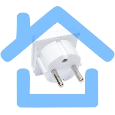 Сетевой адаптер переходник Rexant Квадрат белый 10А упаковка 25 шт 11-1011