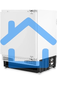 Морозильник встраиваемый Freezer Hyundai HBF 0810 белый