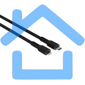 Кабель MORE CHOICE (4620202553690) K65ia 2м USB 3.0A PD 27W для Lightning ng 8-pin 2 м, черный