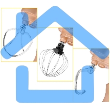 Миксер планетарный Hyundai HYM-S5551 1200Вт бежевый