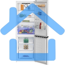 Холодильник Beko B3DRCNK402HW белый двухкамерный 257/100л морозилка снизу, No Frost