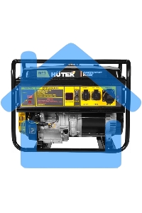 Электрогенератор бензиновый Huter DY8000L, 6.5 кВт, 91 дБ, 69.8 кг