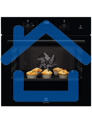 Встраиваемый электрический духовой шкаф Electrolux EOD3C70TK