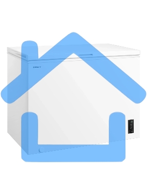 Морозильный ларь Kraft BD(W)-360BL белый, 345л