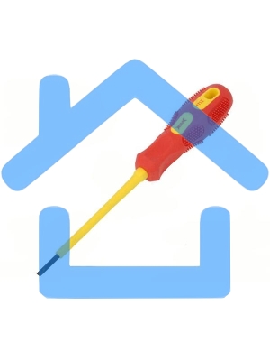 Отвертка шлицевая диэлектрическая 2.5х75мм BM BM-1112