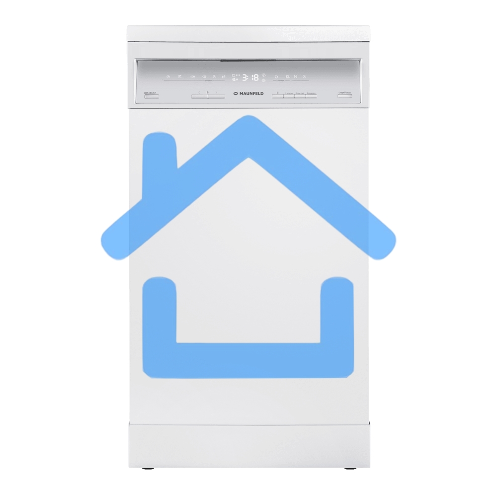 Посудомоечная машина MAUNFELD MWF45230W, белый, 45 см, 10 компл., 49 дБ, класс A++