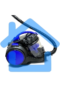 Пылесос VS435 циклонный черный/синий