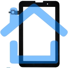 Сенсорное стекло (тачскрин) для Lenovo IdeaTab A3000 A5000, черное