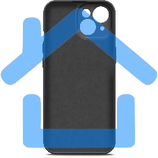 Чехол (клип-кейс) BoraSCO для Apple iPhone 15 Plus черный