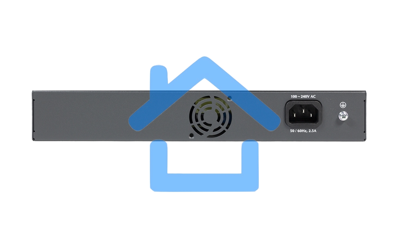 Коммутатор Managed L2 Switch 8x1000Base-T PoE, 2x1000Base-X SFP, PoE Budget 135W, RJ45 Console, 19