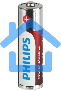 Элемент питания алкалиновый AA/LR6 1.5В Power (блист. 12шт) Philips Б0064661