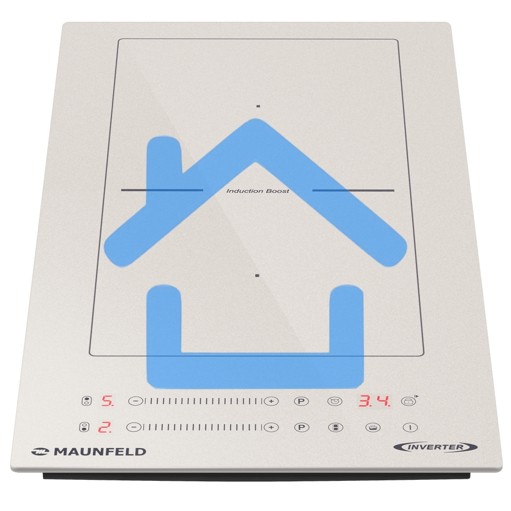 Индукционная варочная панель Maunfeld CVI292S2BBG Inverter бежевый