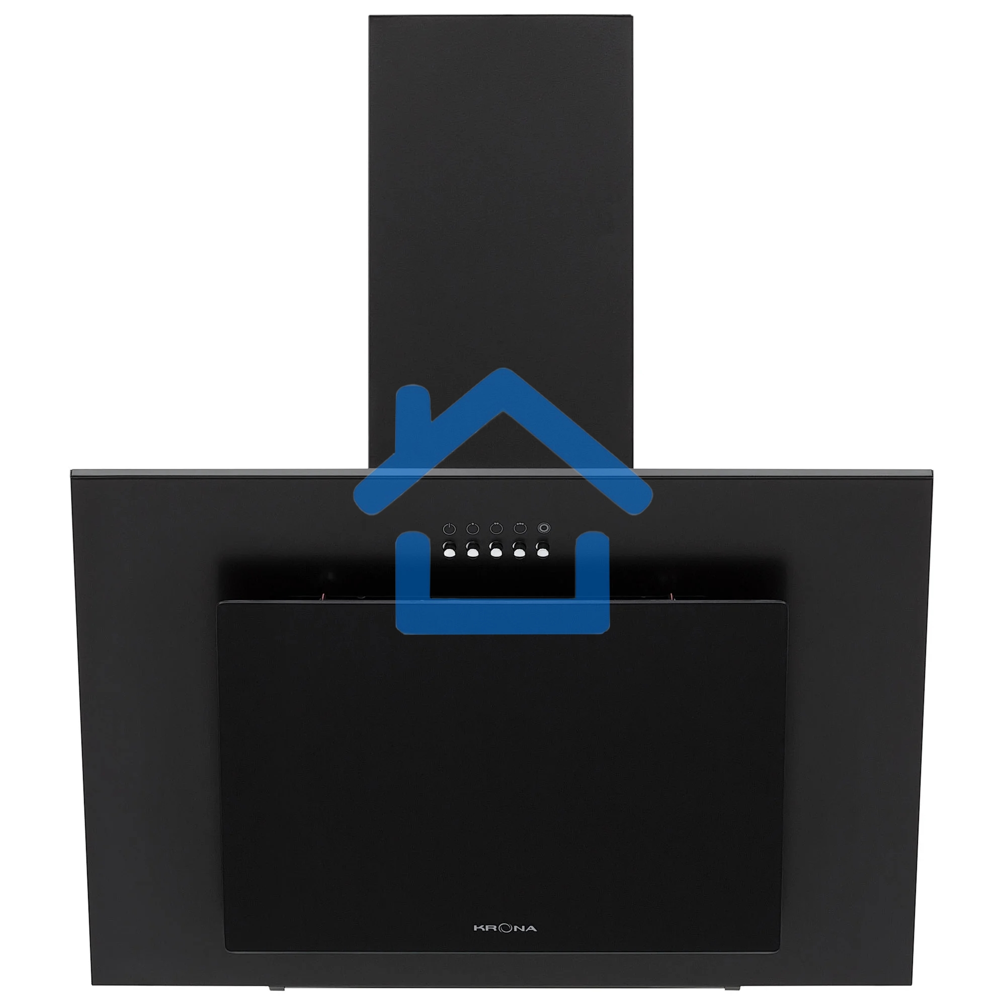 Вытяжка наклонная KRONA Vierkant 600 Black PB черный, 60 см, 890 куб. м/ч, 68 дБ