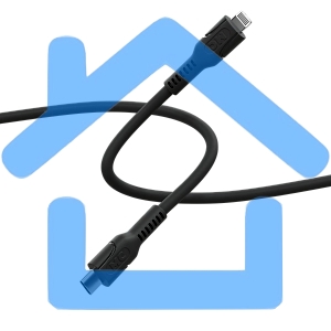 Кабель MORE CHOICE (4620202553690) K65ia 2м USB 3.0A PD 27W для Lightning ng 8-pin 2 м, черный