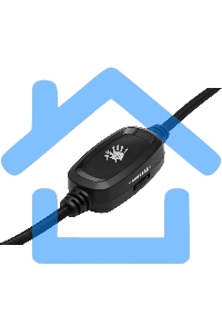 Наушники с микрофоном A4Tech Bloody G260p черный 2м мониторные USB оголовье (G260P)