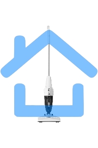 Пылесос вертикальный BBK BV2515 белый/серебро, питание от сети, 110 Вт, уборка сухая, пылесборник 0.8 л