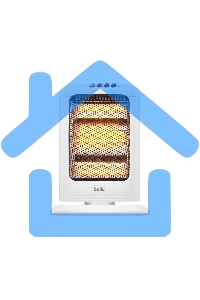 Обогреватель инфракрасный Ballu BHH/M-20 белый, кварцевый, 1200 Вт, 20 м2