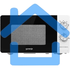Микроволновая печь Gorenje MO20E1W белый, 20 л, 800 Вт, переключатели - поворотный механизм