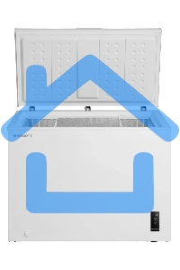 Морозильный ларь Kraft BD(W)-360BL белый, 345л