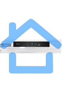 Встраиваемый холодильник Korting KSI 1221, белый однокамерный 173л, морозилка отсутствует, капельное