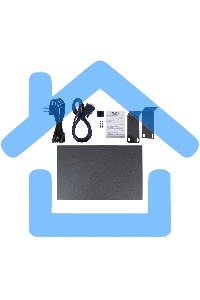 Коммутатор Managed L2 Switch 8x1000Base-T PoE, 2x1000Base-X SFP, PoE Budget 135W, RJ45 Console, 19