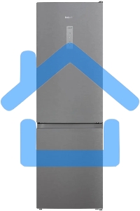 Холодильник Hotpoint HT 5180 MX нержавеющая сталь/серебристый двухкамерный 220/78 л морозилка снизу, No Frost