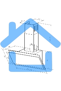 Вытяжка каминная LEX Furia 900 черная, 89.5 см, 1050 куб. м/ч, 50 дБ