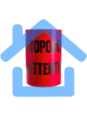 Лента сигнальная Протэкт ЛСЭ-250/100 кр/ч ЛСЭ-250мм 