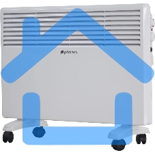 Конвектор Primera PHP-1500-MXB, белый, 1500 Вт, 20 м2, термостат