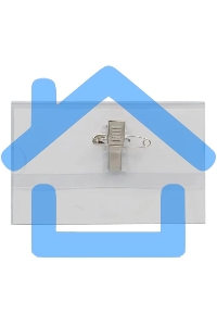 Бейдж Silwerhof 380012-00 90х56мм горизонтальный булавка+зажим